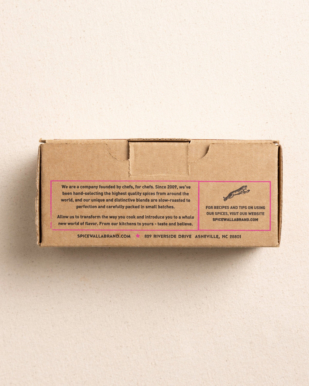 The back view of the Spicewalla Grill & Roast 3 Pack Gift Set at Southern Tide - Natural