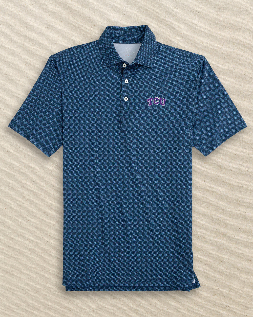 TCU Horned Frogs Driver Clubbin It Polo C_Polo Shirts Southern Tide 