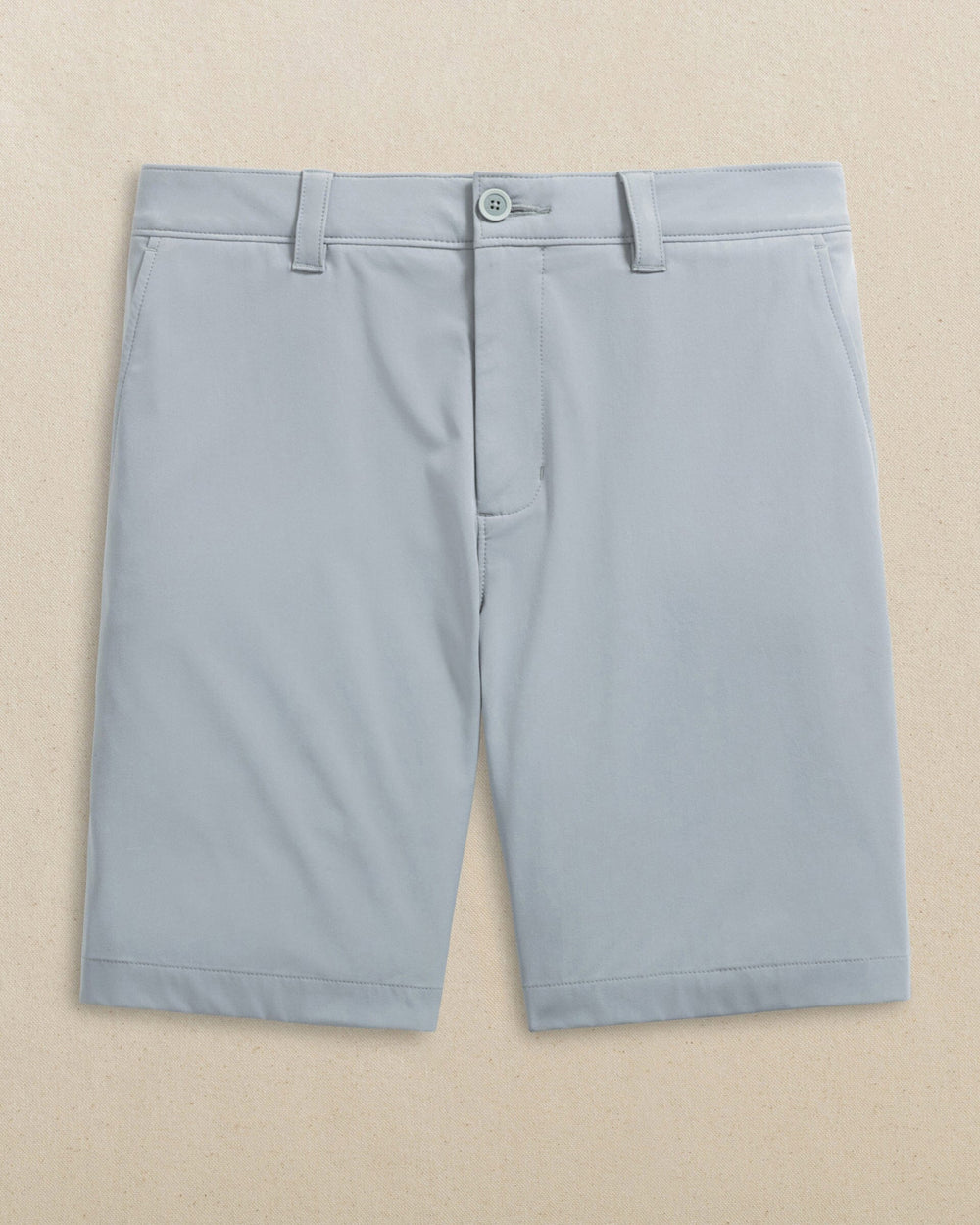 The front view of the Southern Tide Tennessee Vols brrr°®-die 8" Performance Short by Southern Tide - Steel Grey