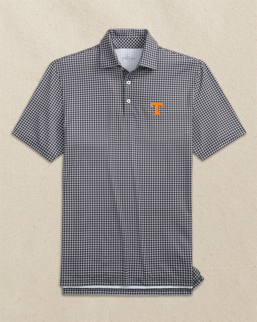 Tennessee Vols Driver Dunes Edge Plaid Polo C_Polo Shirts Southern Tide 