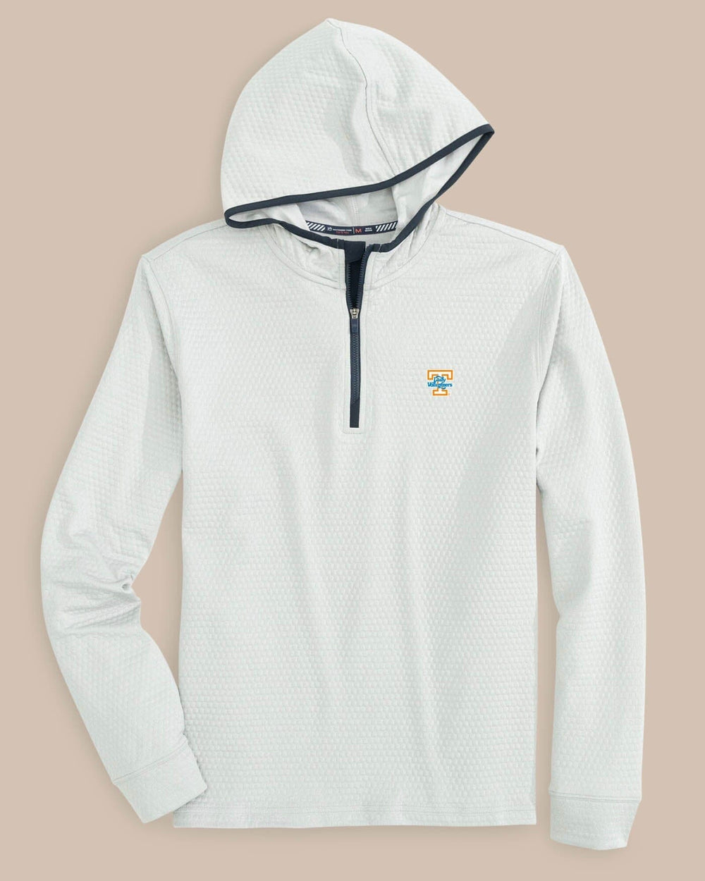 Tennessee Lady Vols Scuttle Heather Quarter Zip Hoodie C_Outerwear Southern Tide 