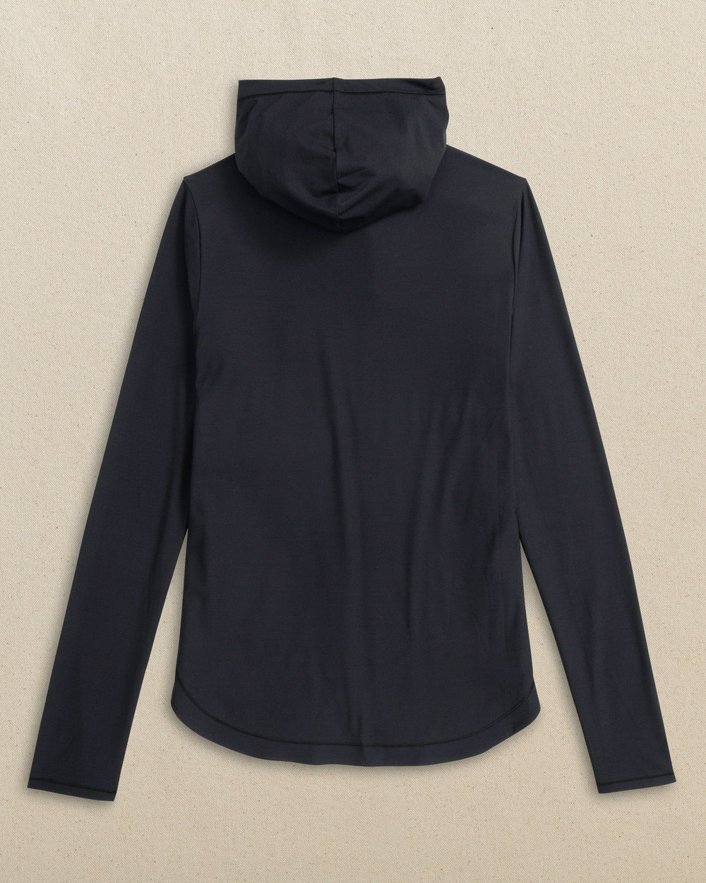 The back view of the Southern Tide Tennessee Vols Women's Linley brrr°®-illiant Hoodie by Southern Tide - Caviar Black