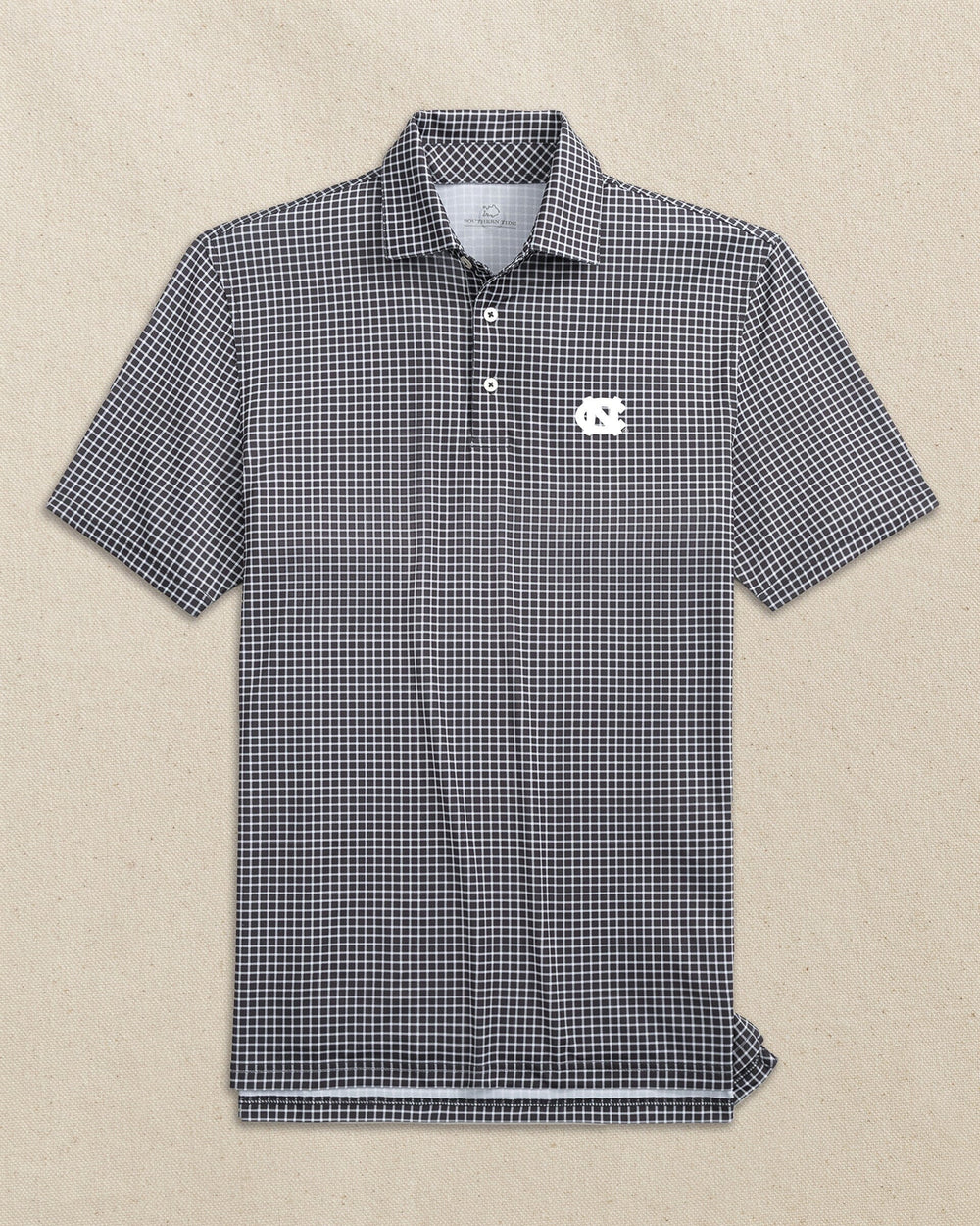 UNC Tar Heels Driver Dunes Edge Plaid Polo C_Polo Shirts Southern Tide 
