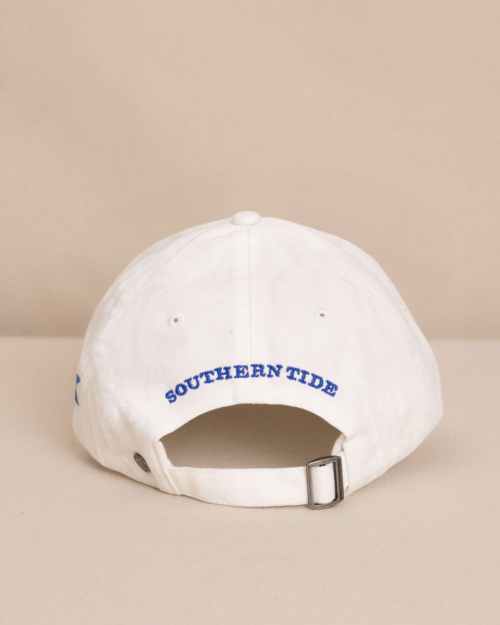 The back view of the Southern Tide USA Nautical Flags Skipjack Hat by Southern Tide - White