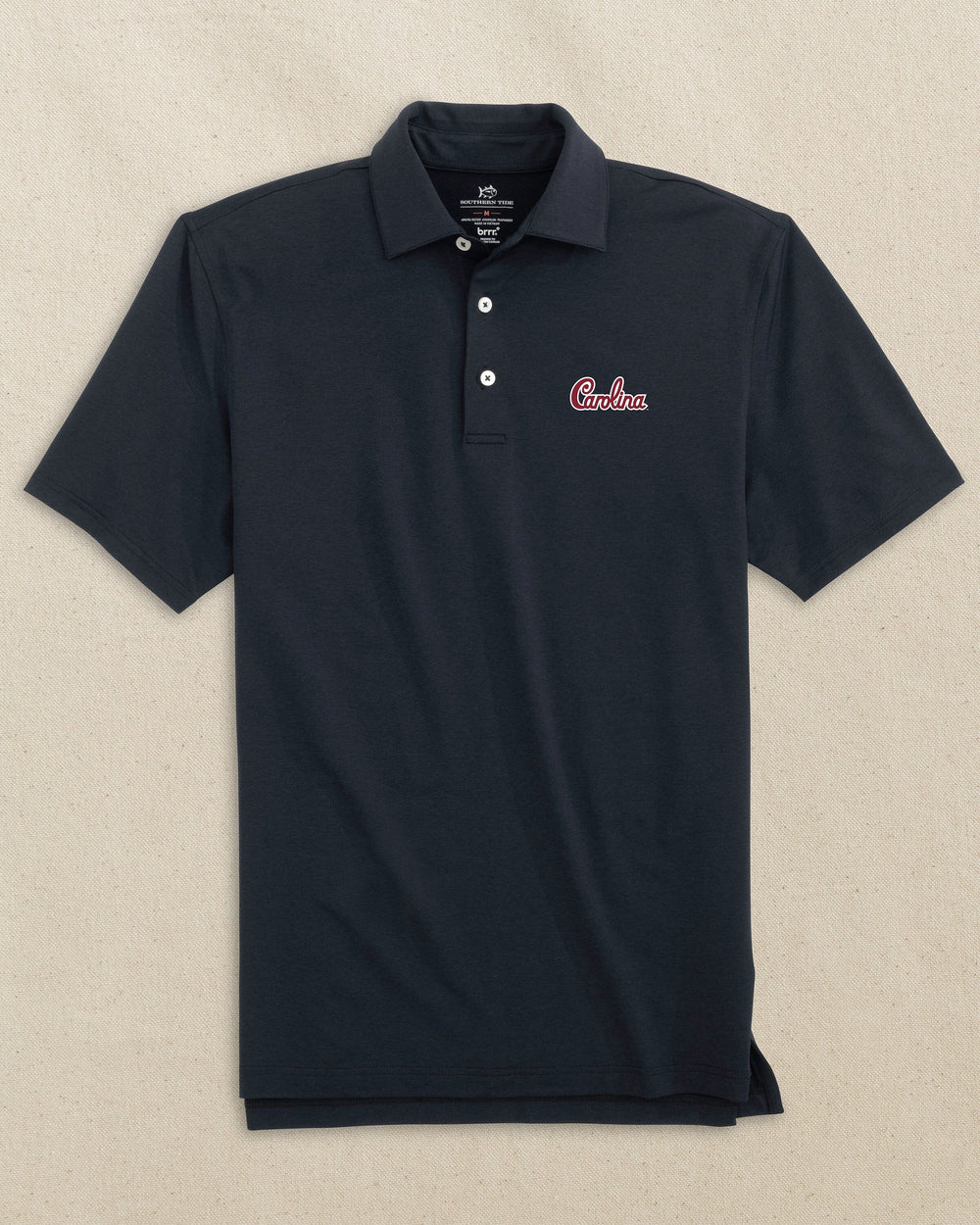 USC Gamecocks brrr°®-eeze Heather Polo - Carolina Script C_Polo Shirts Southern Tide 