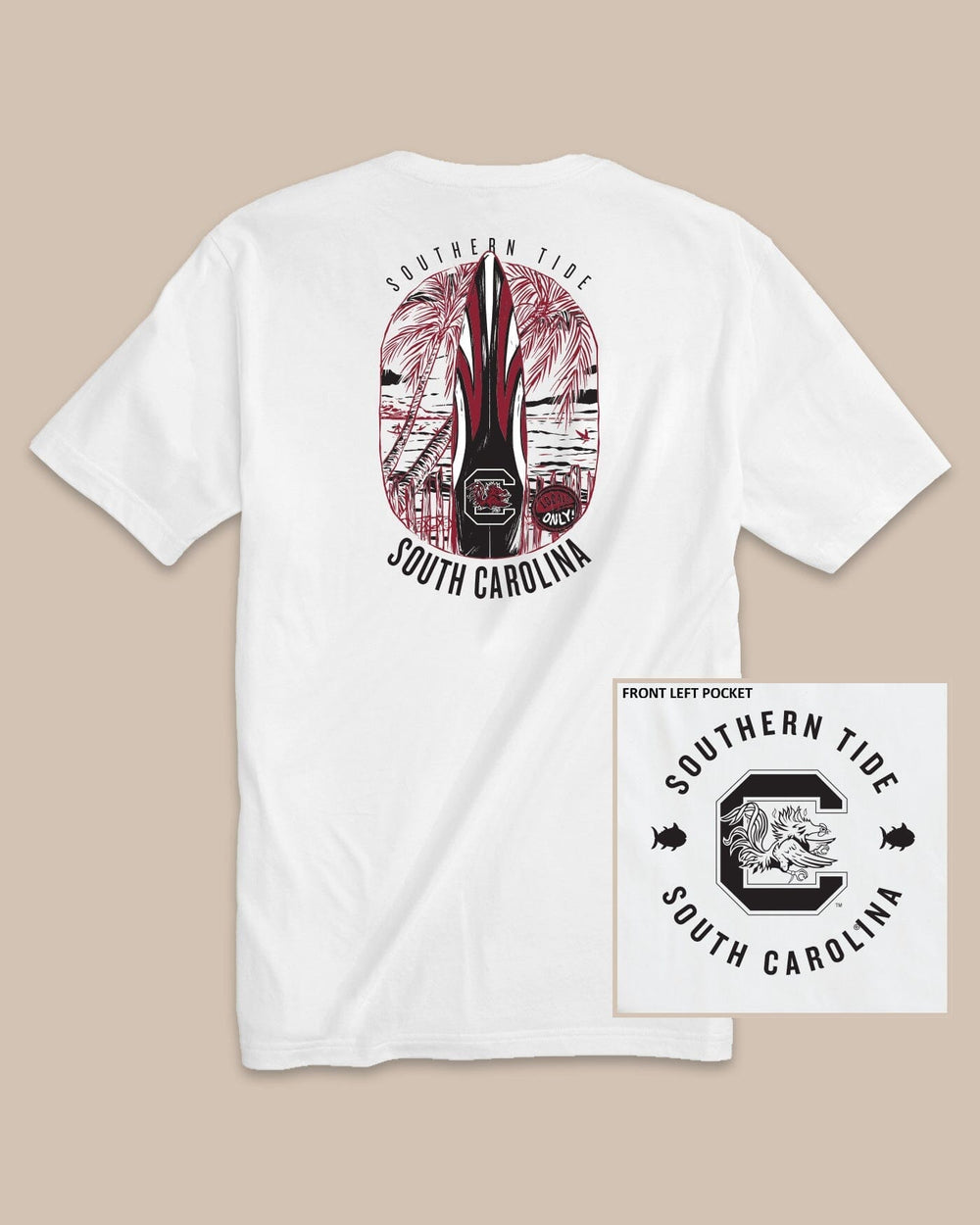USC Gamecocks Gameday Locals Only T-Shirt C_T-Shirts Southern Tide 