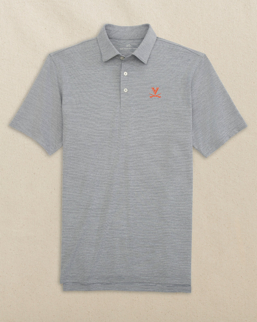UVA Cavaliers Driver Spacedye Polo C_Polo Shirts Southern Tide 