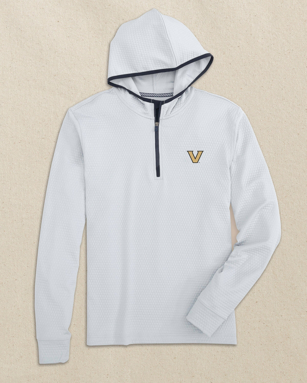 Vanderbilt Commodores Scuttle Quarter Zip Hoodie C_Outerwear Southern Tide 