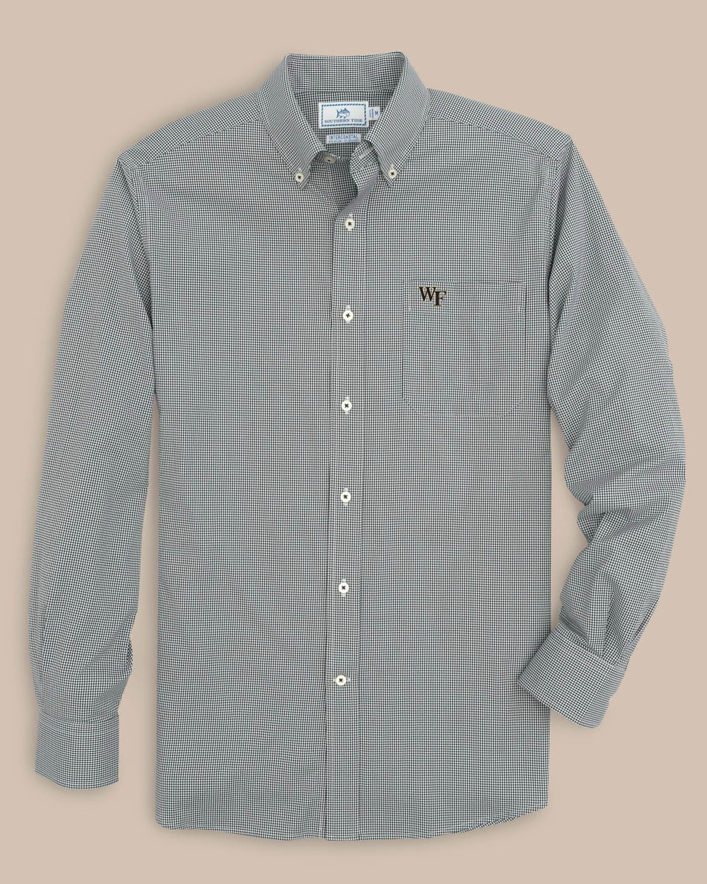 Wake Forest Gingham Button Down Shirt C_Sportshirts Southern Tide 