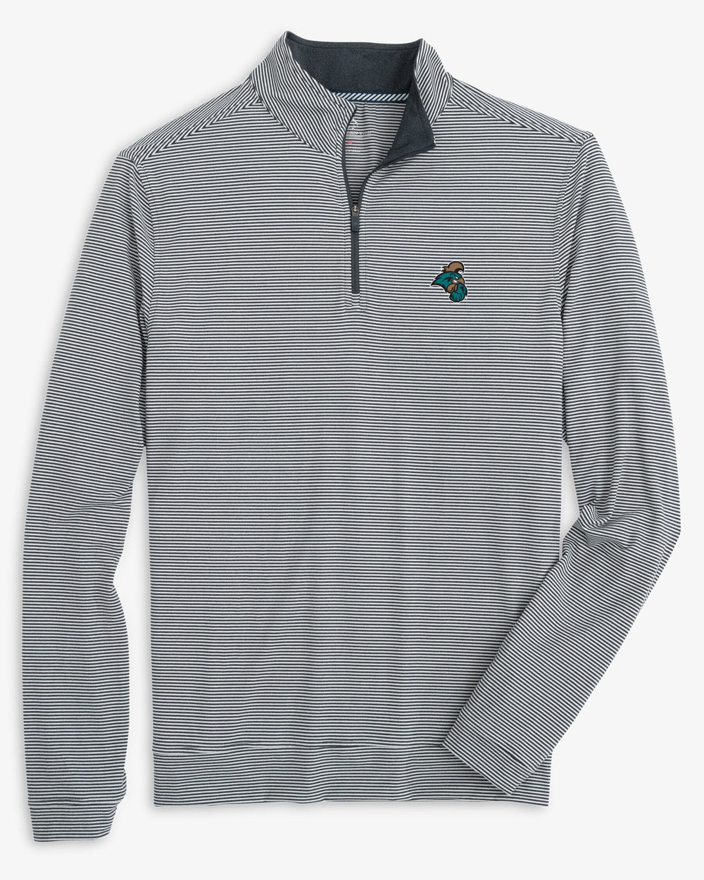 Coastal Carolina Chanticleers Cruiser Micro-Stripe Heather Quarter Zip