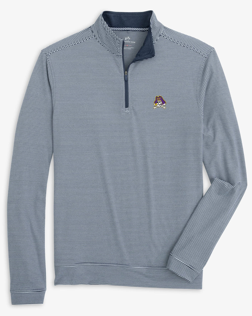 East Carolina Cruiser Micro-Stripe Heather Quarter Zip