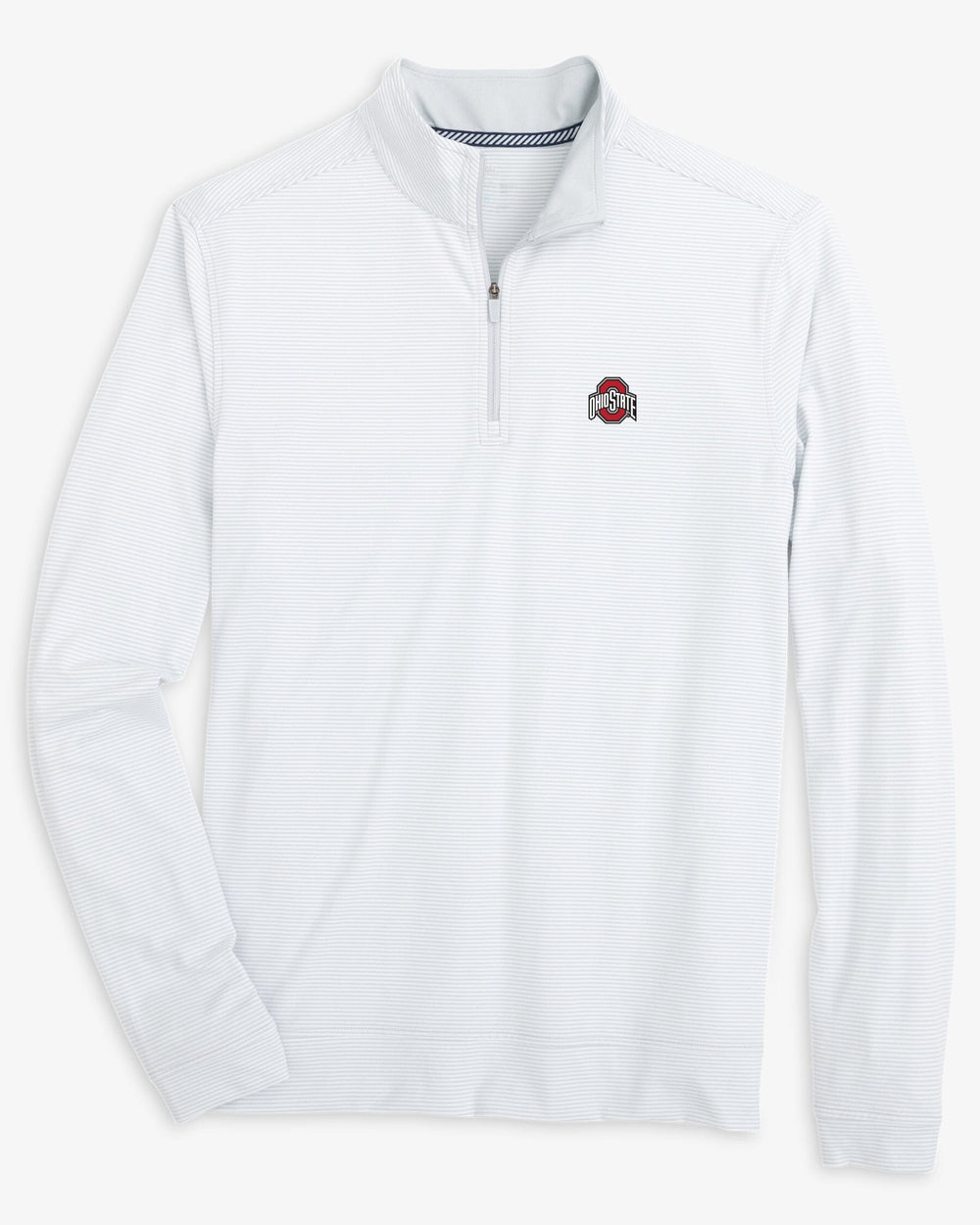 Ohio State Buckeyes Cruiser Micro-Stripe Heather Quarter Zip