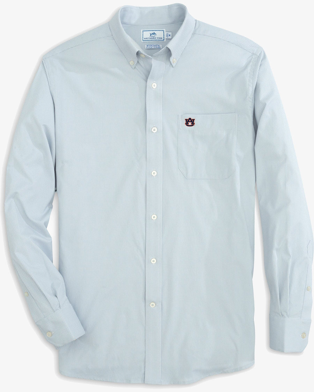 Auburn Tigers Gingham Button Down Shirt