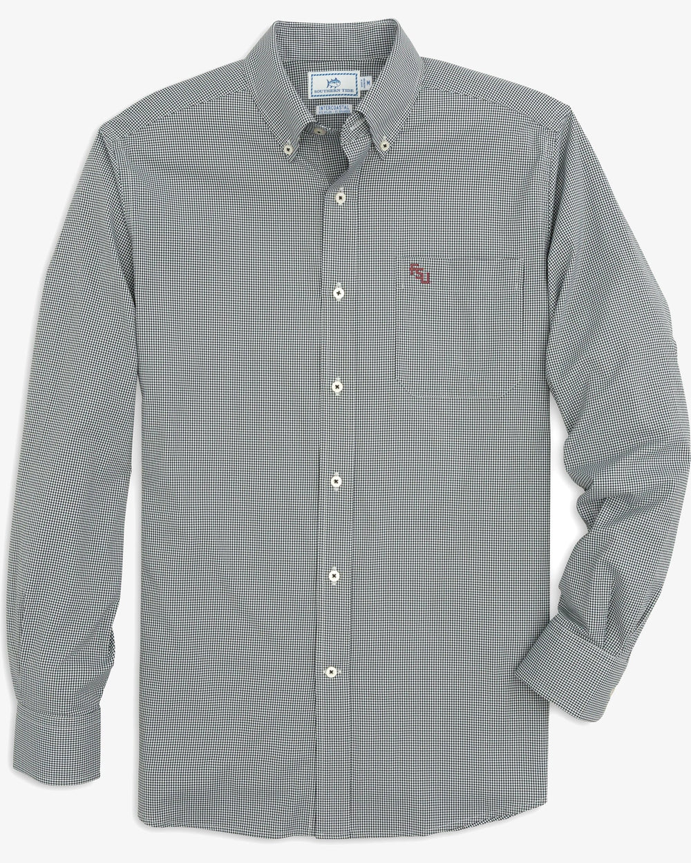 FSU Seminoles Gingham Button Down Shirt