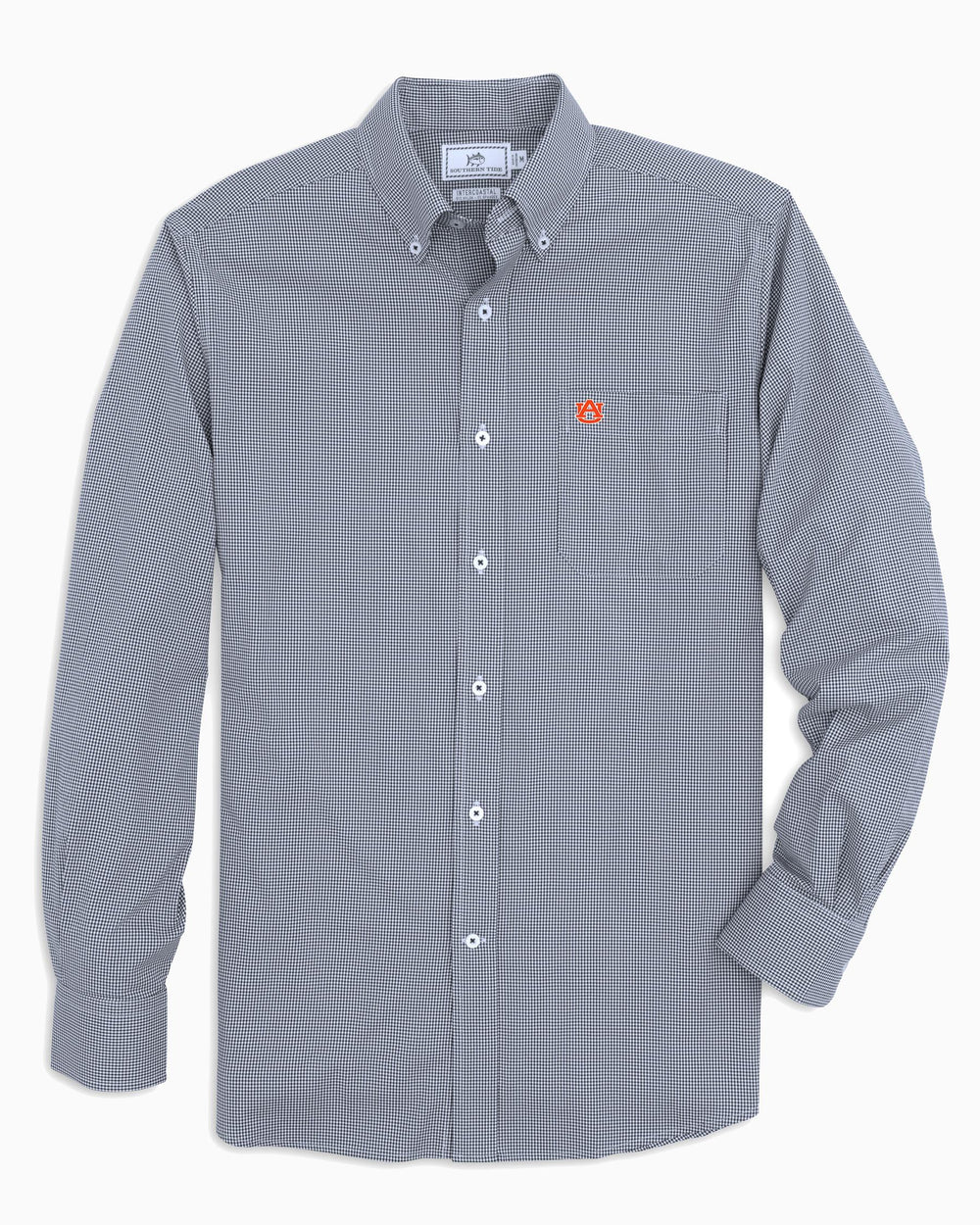 Auburn Tigers Gingham Button Down Shirt