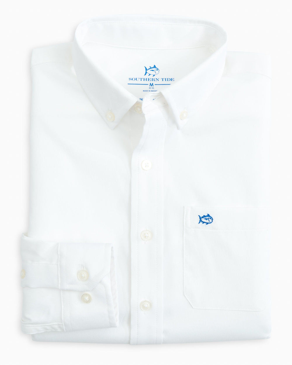 Boys Intercoastal Solid Button Down Shirt