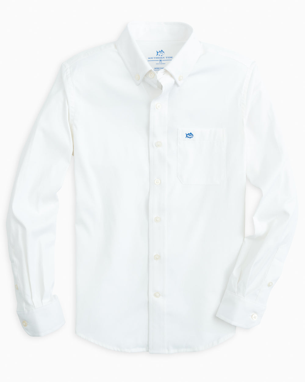 Boys Intercoastal Solid Button Down Shirt