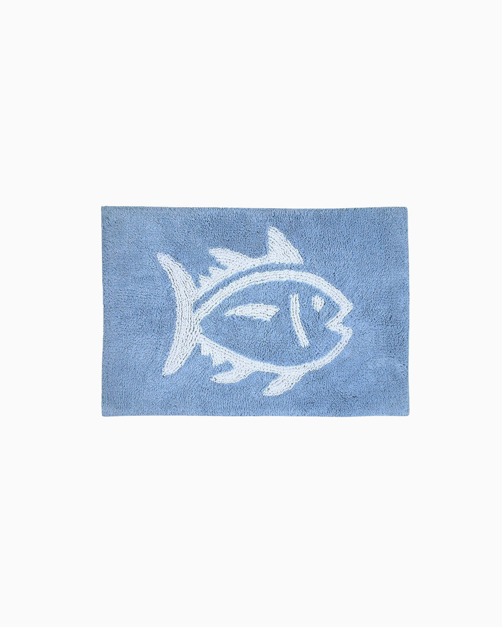 The front view of the Reversible Skipjack Bath Rug by Southern Tide - Little Boy Blue