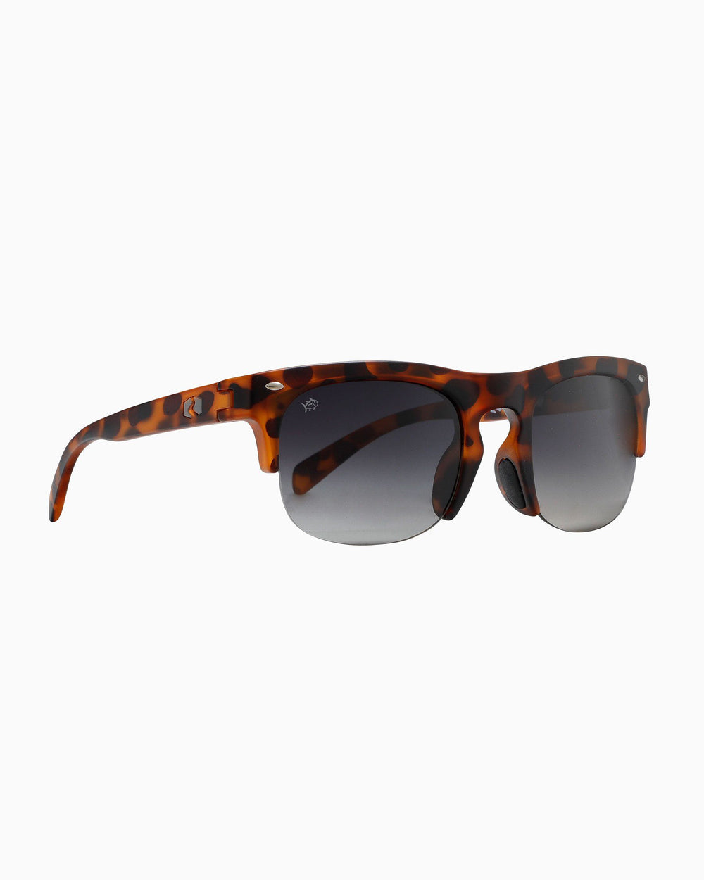 The side of the Men's Rheos Sullivans Sunglasses by Southern Tide - Tortoise Gunmetal