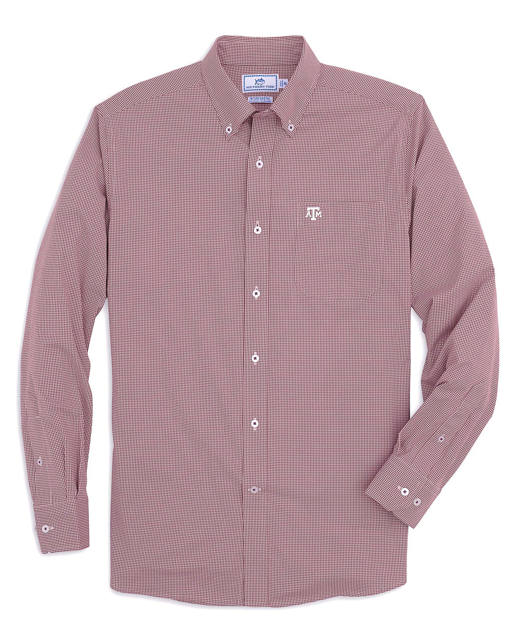 Texas A&M Aggies Gingham Button Down Shirt